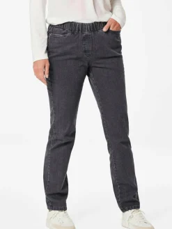 Goldner Jeans*Damen Jeansschlupfhose LOUISA - Klassische Jeansschlupfhose LOUISA anthrazit uni