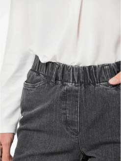 Goldner Jeans*Damen Jeansschlupfhose LOUISA - Klassische Jeansschlupfhose LOUISA anthrazit uni