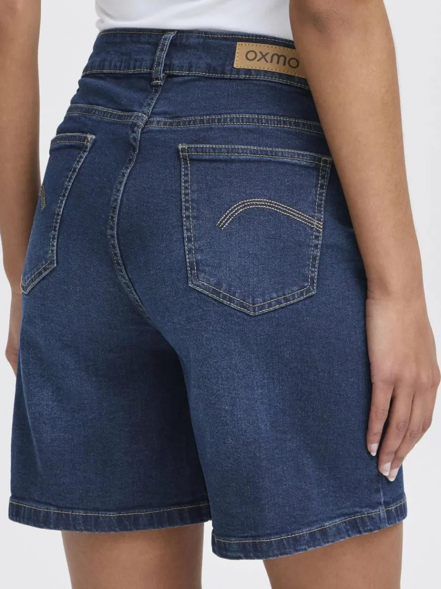 OXMO Jeans*Damen Jeansshorts - OXMIRA dark stone uni