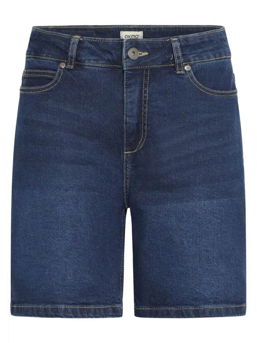 OXMO Jeans*Damen Jeansshorts - OXMIRA dark stone uni