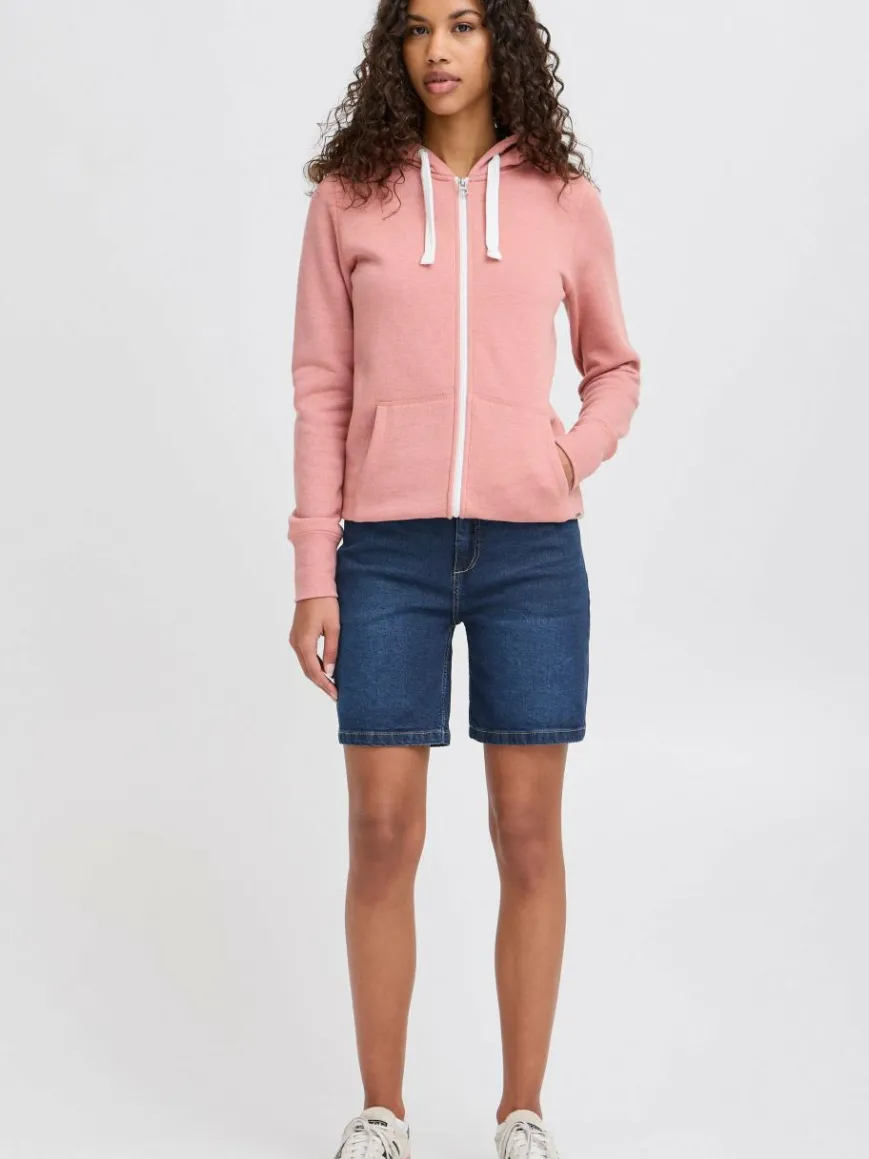 OXMO Jeans*Damen Jeansshorts - OXMIRA dark stone uni