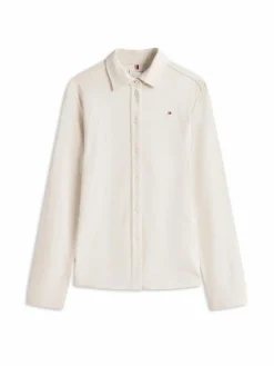 Tommy Hilfiger Blusen*Damen Jersey-Bluse beige meliert