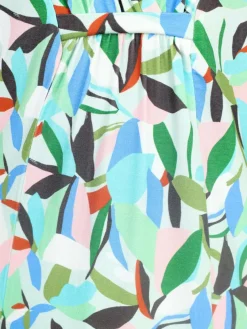 Vicci Germany Kleider*Damen Jerseykleid grün bedruckt