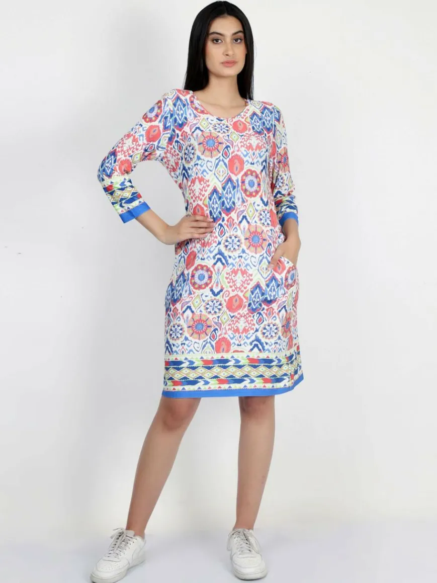 Vicci Germany Kleider*Damen Jerseykleid mehrfarbig bedruckt