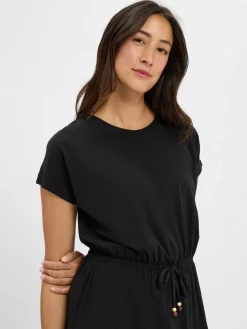 s.Oliver Kleider*Damen Jerseykleid schwarz uni