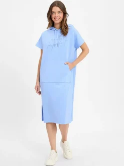 soyaconcept® Kleider*Damen Jerseykleid - Banu blau uni