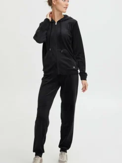 OXMO Sweatshirts & Sweatjacken*Damen Jogginganzug - OXMitta schwarz uni