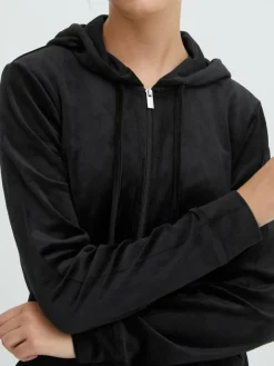 OXMO Sweatshirts & Sweatjacken*Damen Jogginganzug - OXMitta schwarz uni