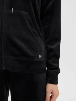 OXMO Sweatshirts & Sweatjacken*Damen Jogginganzug - OXMitta schwarz uni