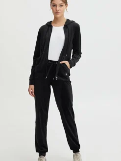 OXMO Sweatshirts & Sweatjacken*Damen Jogginganzug - OXMitta schwarz uni