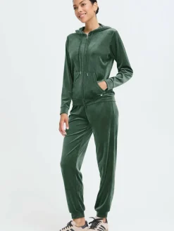 OXMO Sweatshirts & Sweatjacken*Damen Jogginganzug - OXMitta grün uni