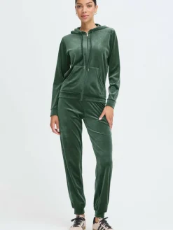 OXMO Sweatshirts & Sweatjacken*Damen Jogginganzug - OXMitta grün uni