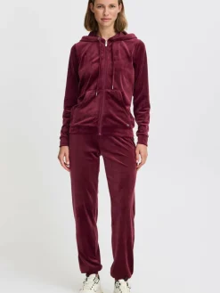OXMO Sweatshirts & Sweatjacken*Damen Jogginganzug - OXMitta bordeaux uni