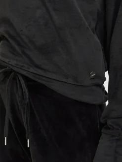 OXMO Sweatshirts & Sweatjacken*Damen Jogginganzug - OXMitty schwarz uni