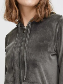 OXMO Sweatshirts & Sweatjacken*Damen Jogginganzug - OXMitta grau uni