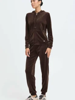 OXMO Sweatshirts & Sweatjacken*Damen Jogginganzug - OXMitta braun uni