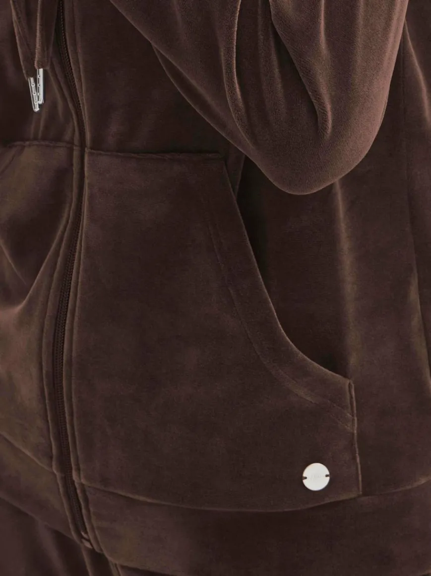 OXMO Sweatshirts & Sweatjacken*Damen Jogginganzug - OXMitta braun uni