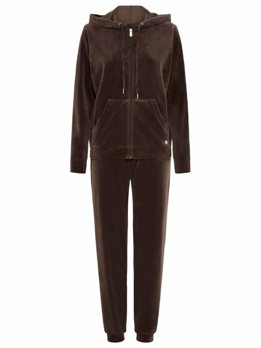 OXMO Sweatshirts & Sweatjacken*Damen Jogginganzug - OXMitta braun uni