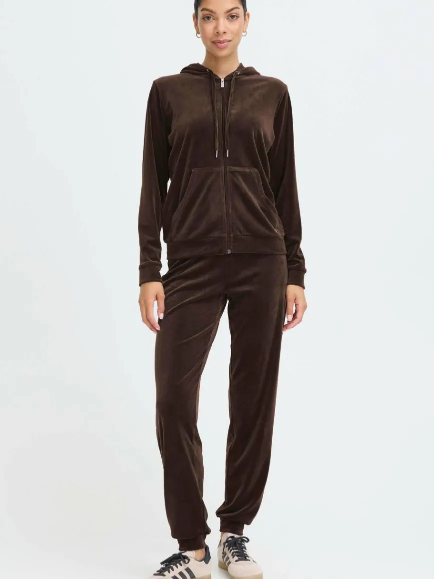 OXMO Sweatshirts & Sweatjacken*Damen Jogginganzug - OXMitta braun uni