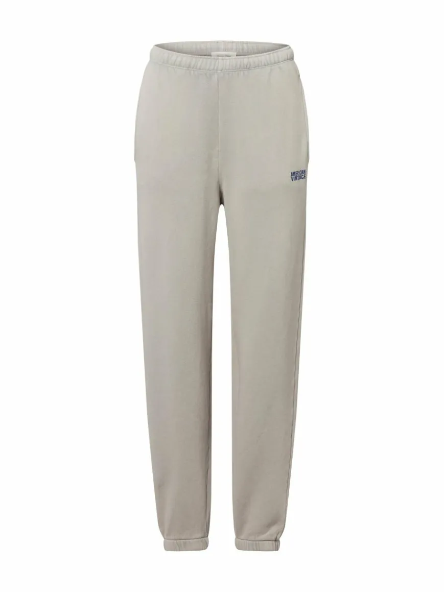 american vintage Hosen*Damen Jogginghose - Izubird hellgrau uni