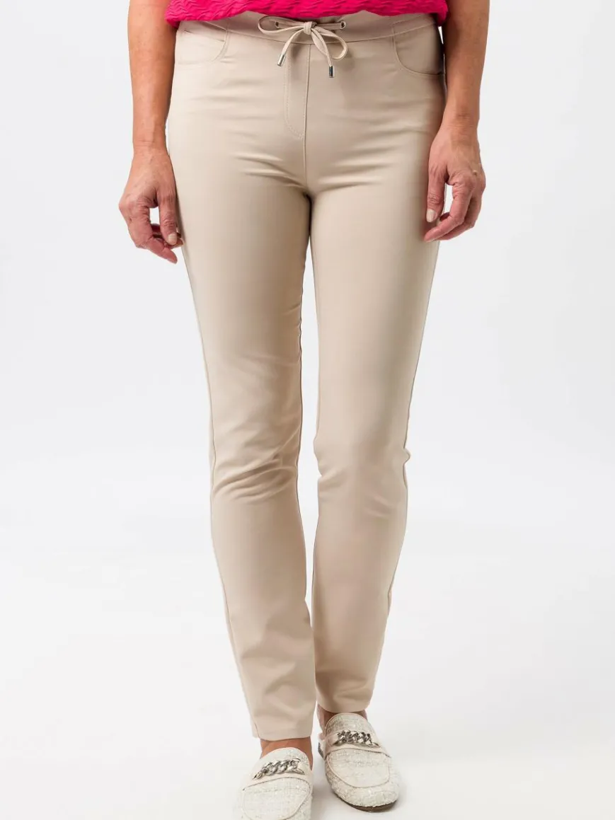 Frank Walder Hosen*Damen Jogpants beige uni