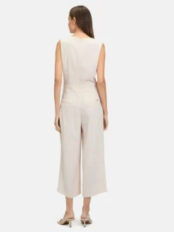 Betty & Co Hosen*Damen Jumpsuit grau beige uni