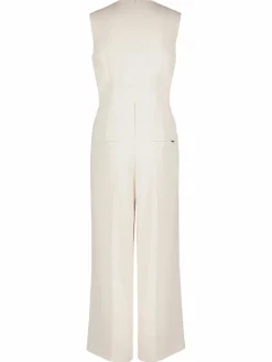 Betty & Co Hosen*Damen Jumpsuit grau beige uni