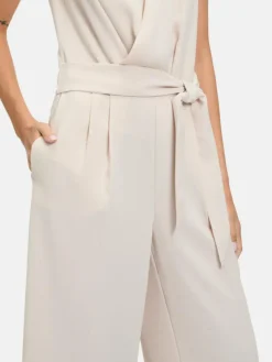 Betty & Co Hosen*Damen Jumpsuit grau beige uni