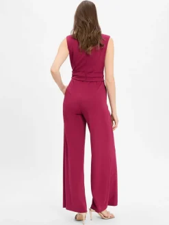 Vera Mont Hosen*Damen Jumpsuit himbeer uni