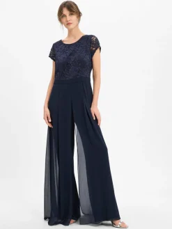 Vera Mont Hosen*Damen Jumpsuit marine uni