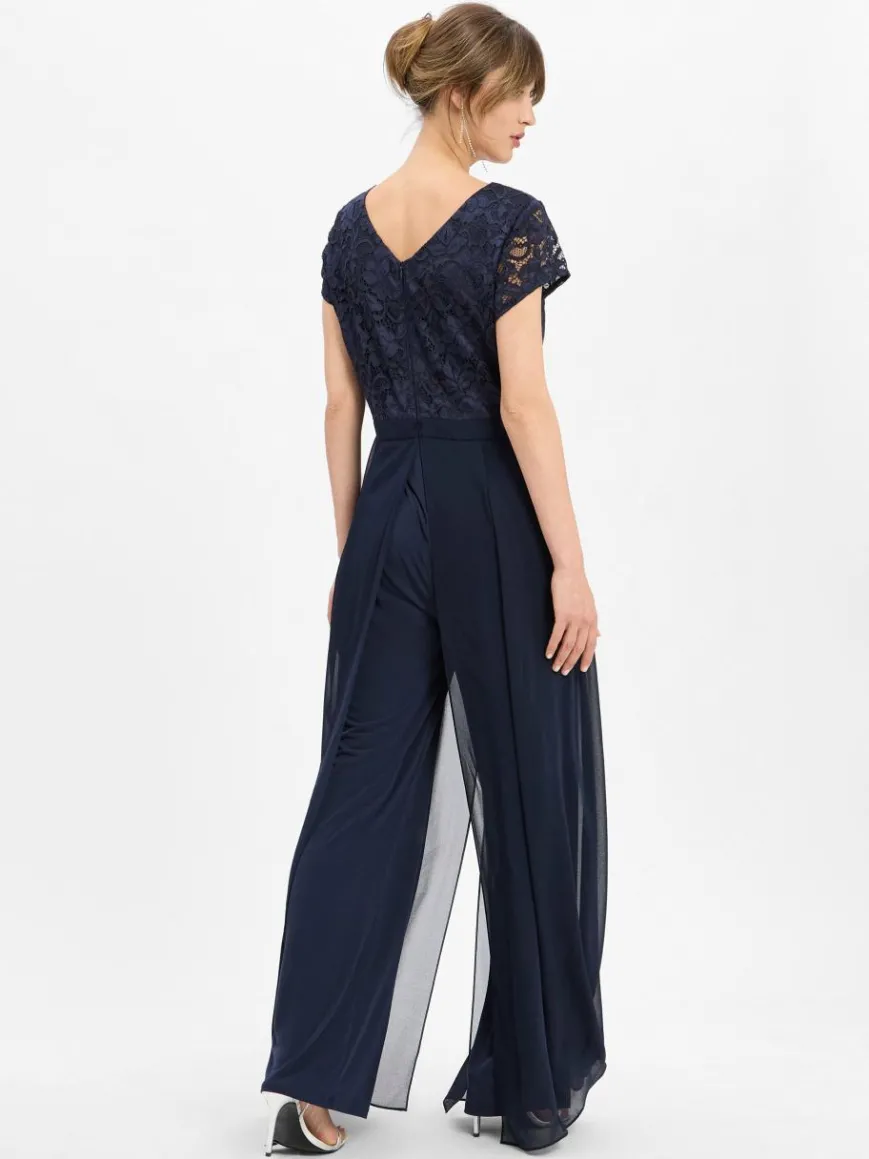 Vera Mont Hosen*Damen Jumpsuit marine uni