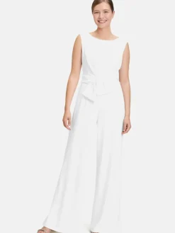 Vera Mont Hosen*Damen Jumpsuit weiß uni