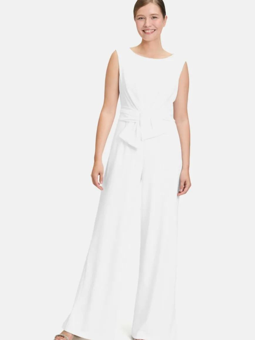 Vera Mont Hosen*Damen Jumpsuit weiß uni
