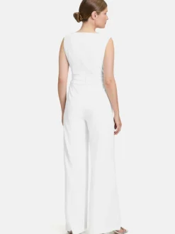 Vera Mont Hosen*Damen Jumpsuit weiß uni