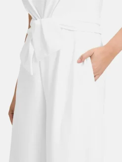 Vera Mont Hosen*Damen Jumpsuit weiß uni