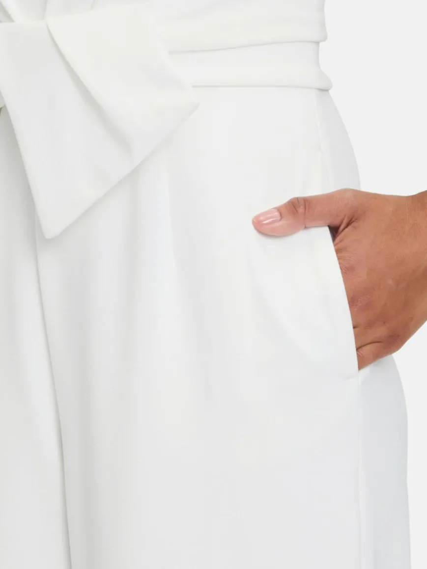 Vera Mont Hosen*Damen Jumpsuit weiß uni