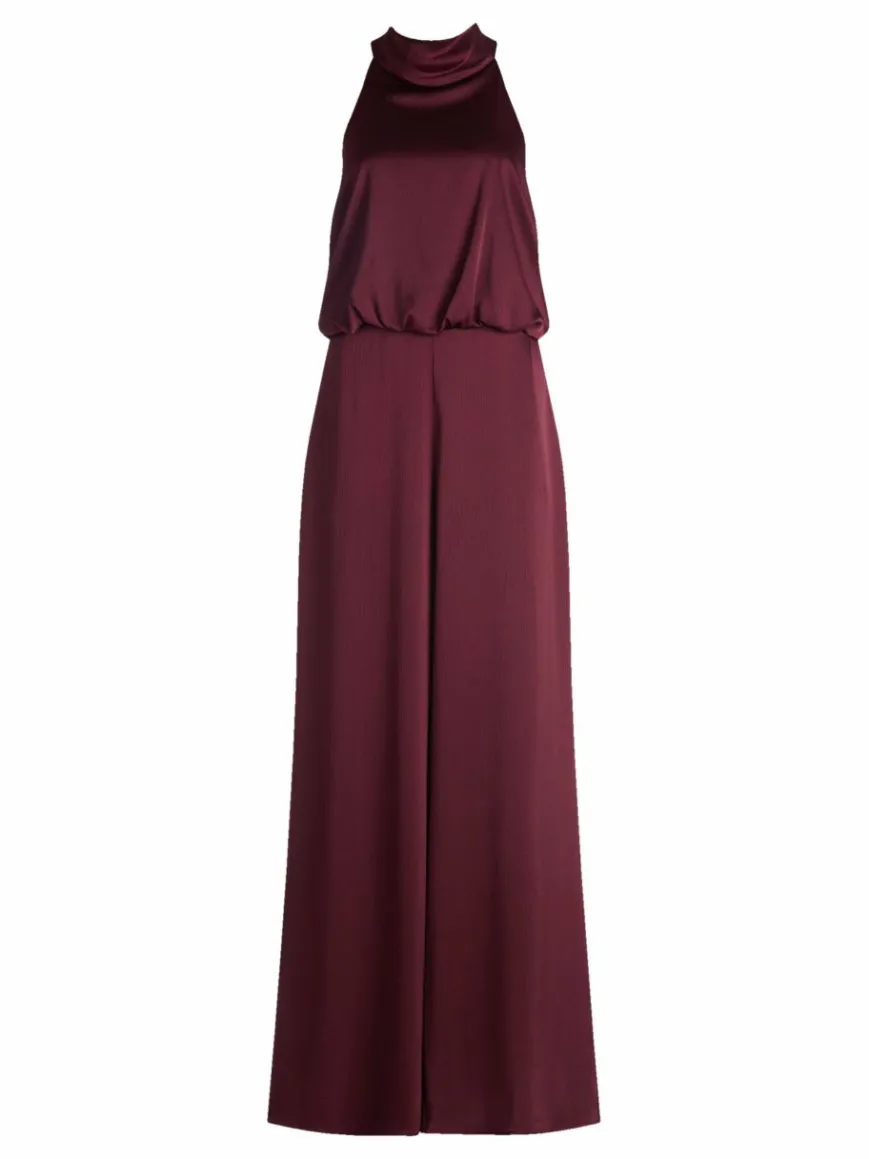 Vera Mont Hosen*Damen Jumpsuit bordeaux uni