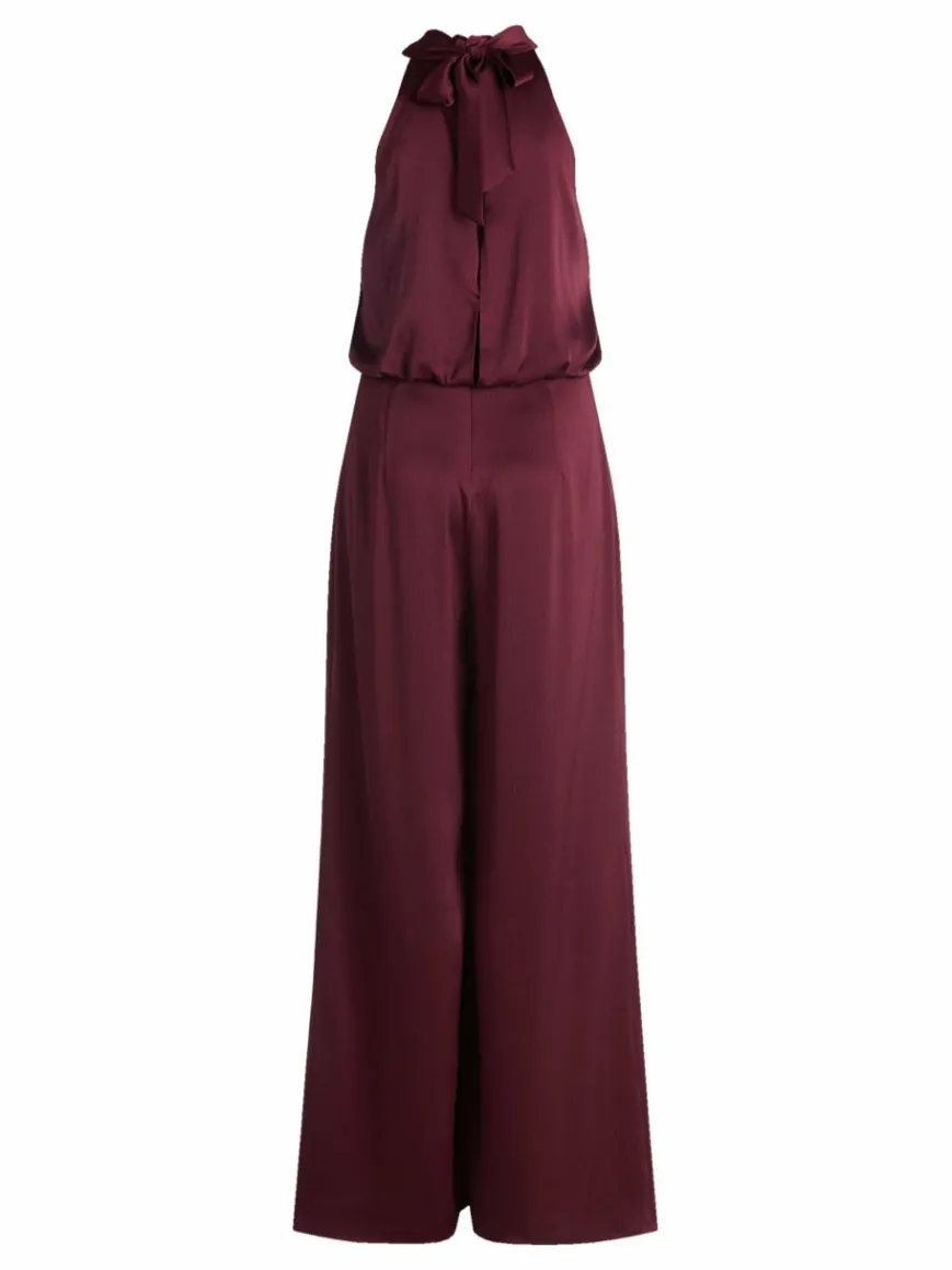 Vera Mont Hosen*Damen Jumpsuit bordeaux uni