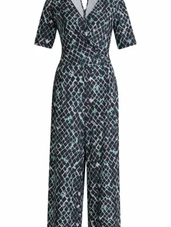 Betty & Co Hosen*Damen Jumpsuit schwarz mehrfarbig gemustert