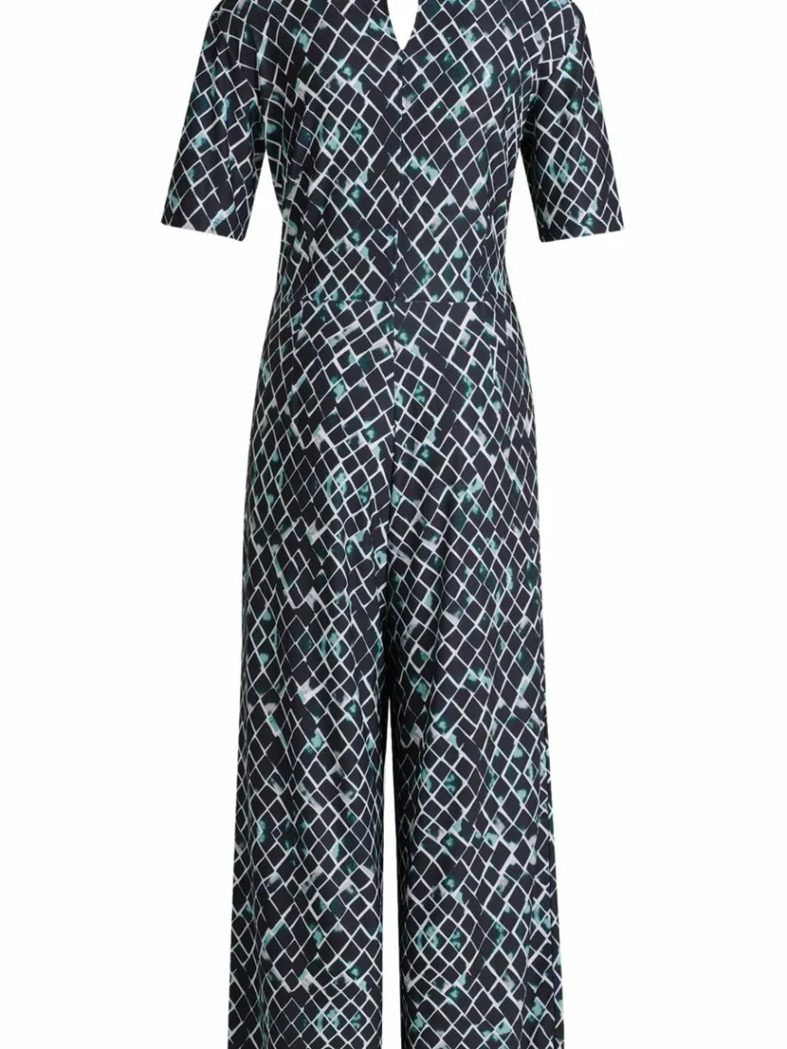 Betty & Co Hosen*Damen Jumpsuit schwarz mehrfarbig gemustert