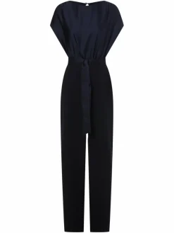 Swing Hosen|Kleider*Damen Jumpsuit marine uni