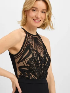 Lipsy Hosen|Kleider*Damen Jumpsuit schwarz uni