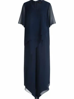 Vera Mont Hosen*Damen Jumpsuit marine blau uni