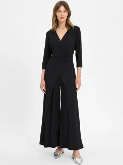 Cartoon Hosen*Damen Jumpsuit schwarz uni