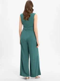 Vera Mont Hosen*Damen Jumpsuit smaragd uni