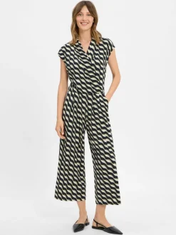 Betty Barclay Hosen*Damen Jumpsuit marine sand gemustert