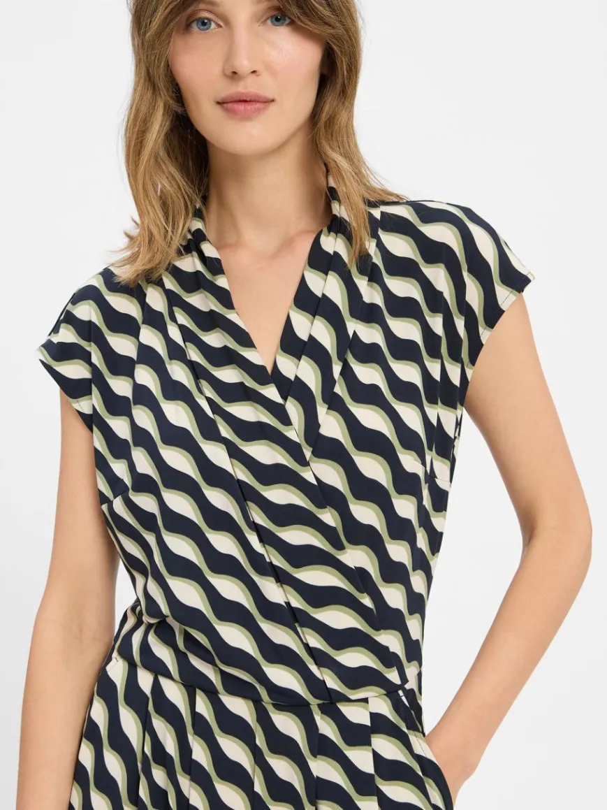 Betty Barclay Hosen*Damen Jumpsuit marine sand gemustert