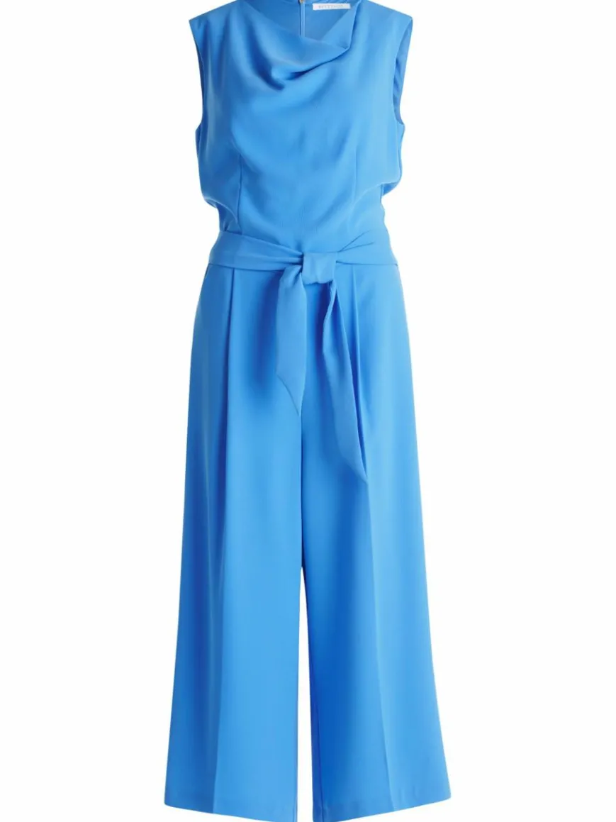 Betty & Co Hosen|Kleider*Damen Jumpsuit blau uni
