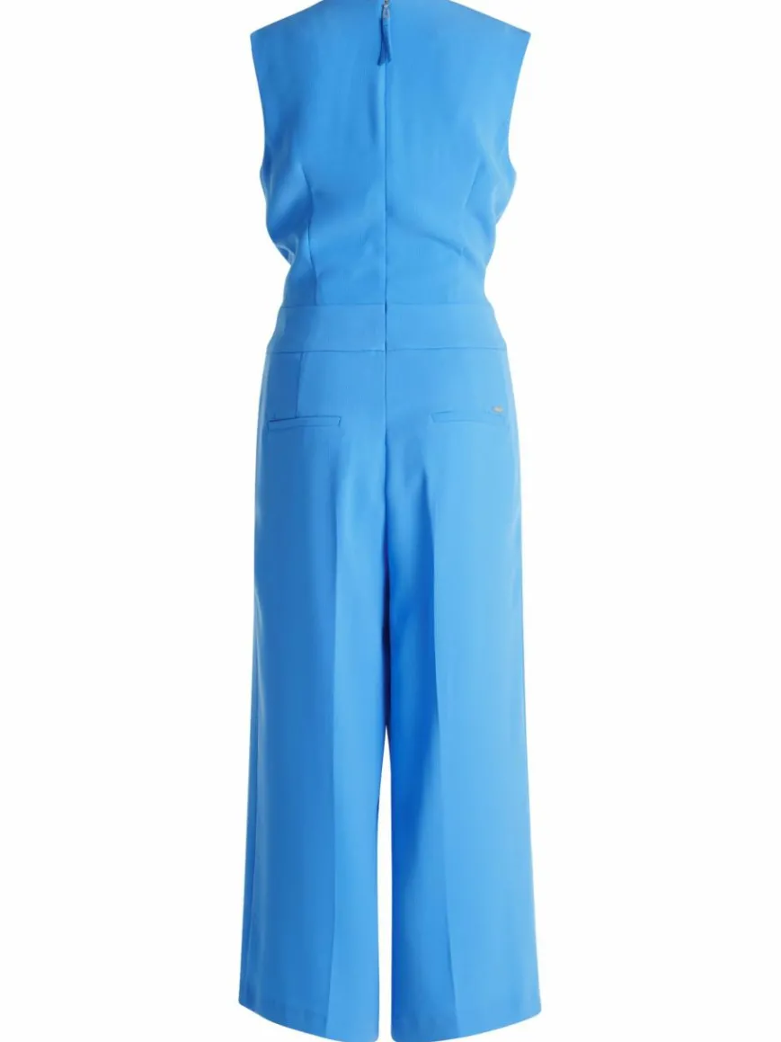 Betty & Co Hosen|Kleider*Damen Jumpsuit blau uni