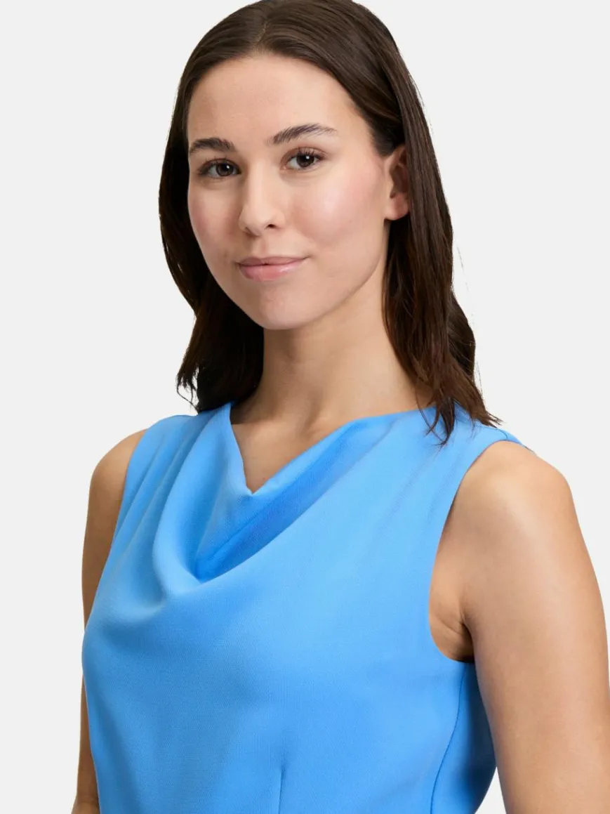 Betty & Co Hosen|Kleider*Damen Jumpsuit blau uni